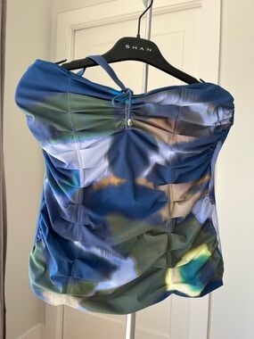 SHAN Tankini Top only IRIS print